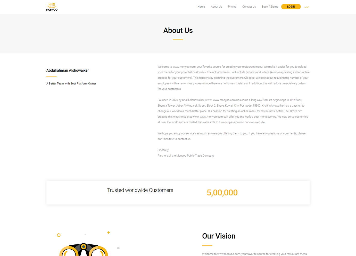 about Monyoo online platform