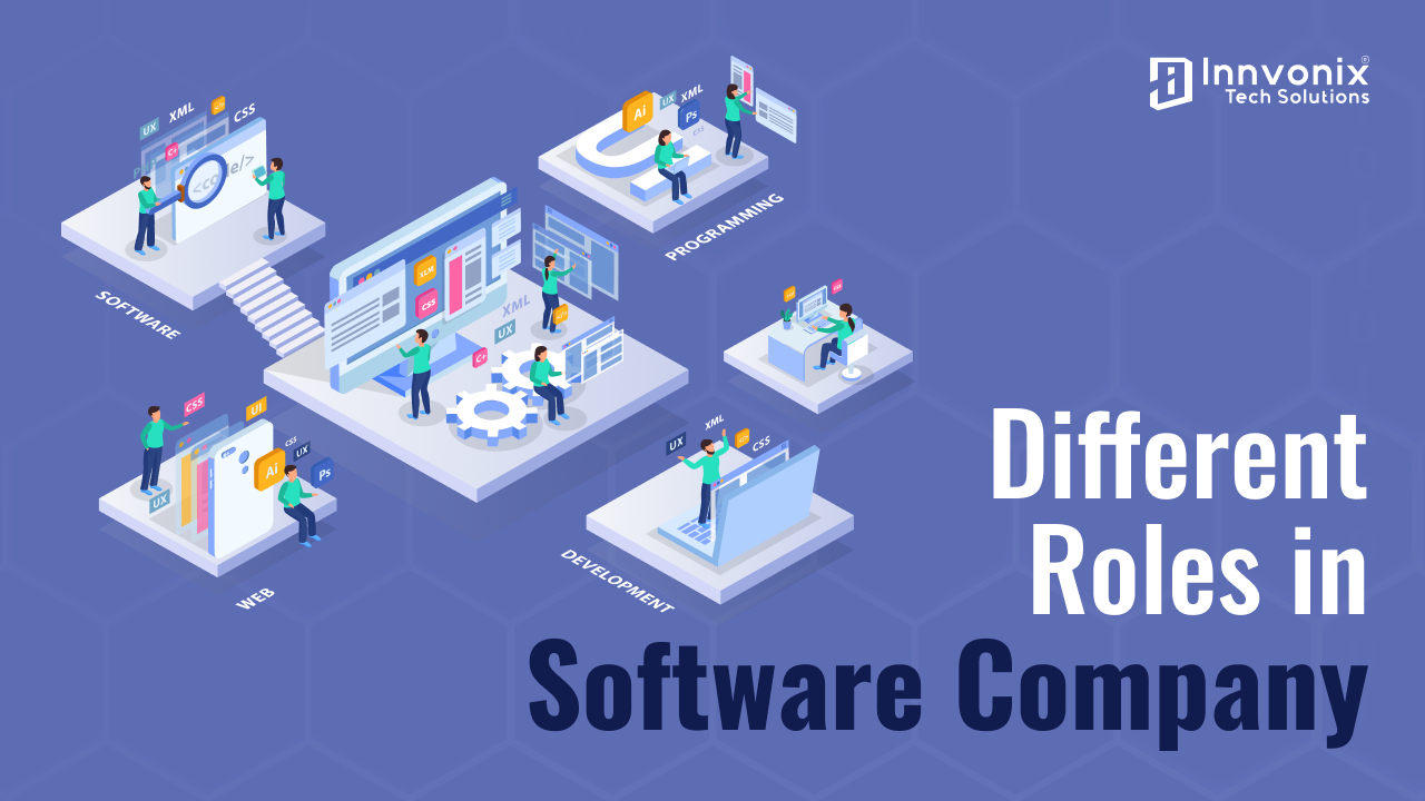 different roles in software company
